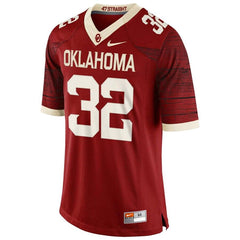 Oklahoma Sooners #32 Limited Football Jersey - Crimson 2019