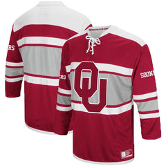 Oklahoma Sooners Colosseum Open Net II Hockey Sweater – Crimson 2019