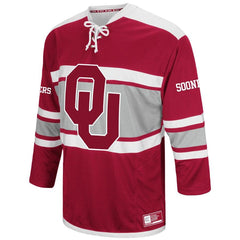 Oklahoma Sooners Colosseum Open Net II Hockey Sweater – Crimson 2019