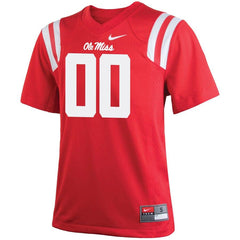 Ole Miss Rebels Youth Custom Replica Jersey - Red 2019