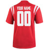 Image of Ole Miss Rebels Youth Custom Replica Jersey - Red 2019