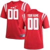 Image of Ole Miss Rebels Youth Custom Replica Jersey - Red 2019