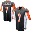 Image of Boomer Esiason Cincinnati Bengals Retired Player Jersey - Black/White/Orange 2019