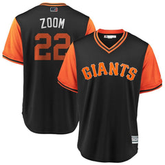 Andrew McCutchen "Zoom" San Francisco Giants Majestic Players' Weekend Cool Base Jersey – Black/Orange 2019