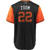 Image of Andrew McCutchen "Zoom" San Francisco Giants Majestic Players' Weekend Cool Base Jersey – Black/Orange 2019