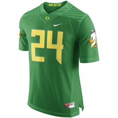 Oregon Ducks #24 Limited Football Jersey - Apple Green 2019