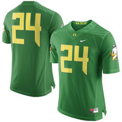 Oregon Ducks #24 Limited Football Jersey - Apple Green 2019