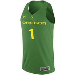 Oregon Ducks College Replica Basketball Jersey – Apple Green 2019