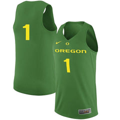 Oregon Ducks College Replica Basketball Jersey – Apple Green 2019