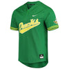 Image of Oregon Ducks Vapor Untouchable Elite Two-Button Replica Baseball Jersey - Green 2019
