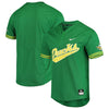 Image of Oregon Ducks Vapor Untouchable Elite Two-Button Replica Baseball Jersey - Green 2019