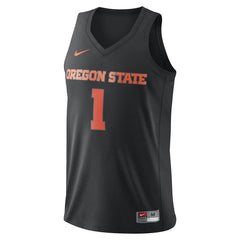 Oregon State Beavers College Replica Basketball Jersey – Black 2019