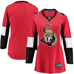 Ottawa Senators Women's Breakaway Home Blank Jersey - Red 2019