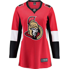 Ottawa Senators Women's Breakaway Home Blank Jersey - Red 2019