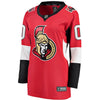 Image of Ottawa Senators Women's Home Breakaway Custom Jersey - Red 2019