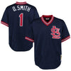 Image of Ozzie Smith St. Louis Cardinals Mitchell &amp; Ness 1994 Cooperstown Collection Mesh Batting Practice Jersey - Navy 2019