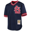 Image of Ozzie Smith St. Louis Cardinals Mitchell &amp; Ness Youth Cooperstown Collection Mesh Batting Practice Jersey – Navy 2019