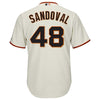 Image of Pablo Sandoval San Francisco Giants Majestic Home Cool Base Player Jersey - Cream 2019