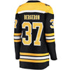 Image of Patrice Bergeron Boston Bruins Women's Home Breakaway Player Jersey - Black 2019