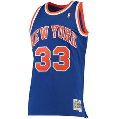 Patrick Ewing New York Knicks Mitchell & Ness 1991-92 Hardwood Classics Swingman Jersey - Blue 2019