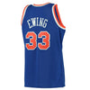 Image of Patrick Ewing New York Knicks Mitchell &amp; Ness 1991-92 Hardwood Classics Swingman Jersey - Blue 2019