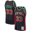 Image of Patrick Ewing New York Knicks Mitchell &amp; Ness Hardwood Classics Christmas Swingan Collection Jersey – Black 2019