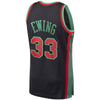 Image of Patrick Ewing New York Knicks Mitchell &amp; Ness Hardwood Classics Christmas Swingan Collection Jersey – Black 2019