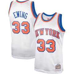 Patrick Ewing New York Knicks Mitchell &amp; Ness Hardwood Classics Platinum Swingman Jersey 2019