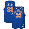 Image of Patrick Ewing New York Knicks Mitchell &amp; Ness Youth Hardwood Classics Swingman Throwback Jersey – Blue 2019