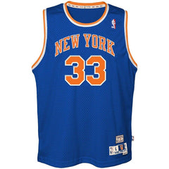 Patrick Ewing New York Knicks Mitchell & Ness Youth Hardwood Classics Swingman Throwback Jersey – Blue 2019