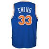 Image of Patrick Ewing New York Knicks Mitchell &amp; Ness Youth Hardwood Classics Swingman Throwback Jersey – Blue 2019