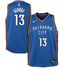 Paul George Oklahoma City Thunder Youth Swingman Jersey Blue - Icon Edition 2019