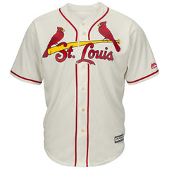 Paul Goldschmidt St. Louis Cardinals Majestic Alternate Official Cool Base Player Jersey – Cream 2019