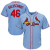 Image of Paul Goldschmidt St. Louis Cardinals Majestic Alternate Official Cool Base Player Jersey – Light Blue 2019