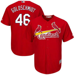 Paul Goldschmidt St. Louis Cardinals Majestic Alternate Official Cool Base Player Jersey – Scarlet 2019