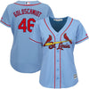 Image of Paul Goldschmidt St. Louis Cardinals Majestic Women's Cool Base Player Jersey – Horizon Blue 2019