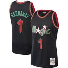 Penny Hardaway Orlando Magic Mitchell &amp; Ness Hardwood Classics Christmas Swingan Collection Jersey – Black 2019