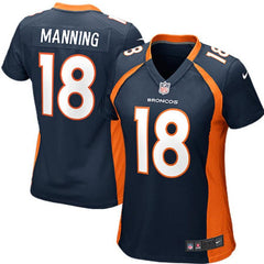 Peyton Manning Denver Broncos Women's Game Jersey - Navy Blue 2019