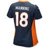 Image of Peyton Manning Denver Broncos Women's Game Jersey - Navy Blue 2019