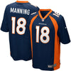 Image of Peyton Manning Denver Broncos Youth Alternate Game Jersey - Navy Blue 2019