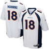 Image of Peyton Manning Denver Broncos Youth Game Jersey - White 2019