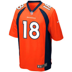 Peyton Manning Denver Broncos Youth Team Color Game Jersey - Orange 2019