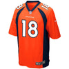 Image of Peyton Manning Denver Broncos Youth Team Color Game Jersey - Orange 2019