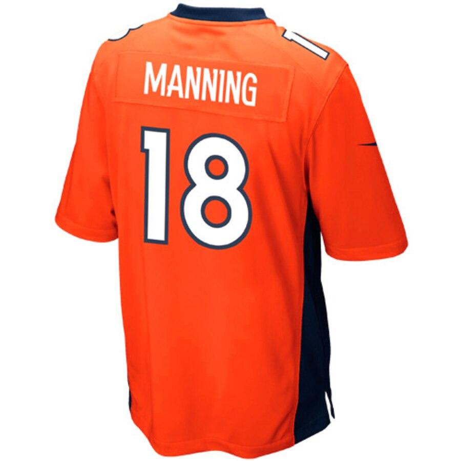 Peyton Manning Denver Broncos Youth Team Color Game Jersey - Orange 2019