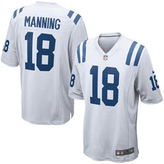 Peyton Manning Indianapolis Colts Retired Player Game Jersey - White 2019