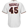 Image of Phil Hughes Minnesota Twins Majestic Official Cool Base Player Jersey - White 2019