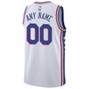 Image of Philadelphia 76ers Custom Swingman Jersey White - Association Edition 2019