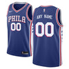 Image of Philadelphia 76ers Swingman Custom Jersey Blue - Icon Edition 2019