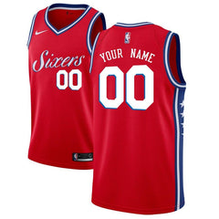 Philadelphia 76ers Swingman Custom Jersey Red - Statement Edition 2019