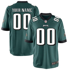 Philadelphia Eagles Custom Game Jersey - Midnight Green 2019